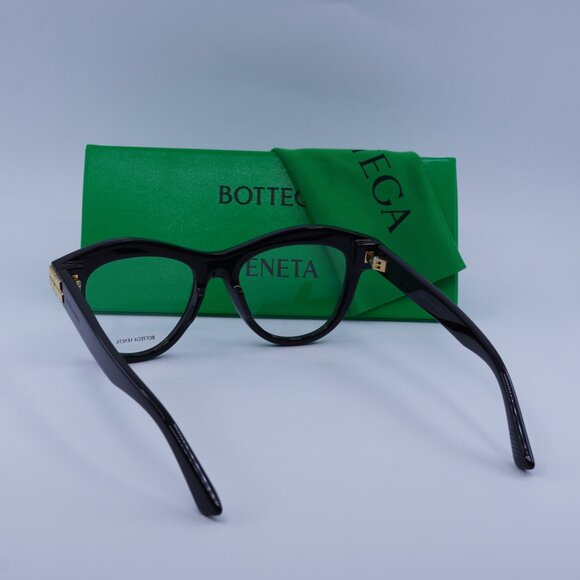 Bottega Veneta BV1105O 001 Cat Eye Eyeglasses 50mm – Black - Picture 7 of 10